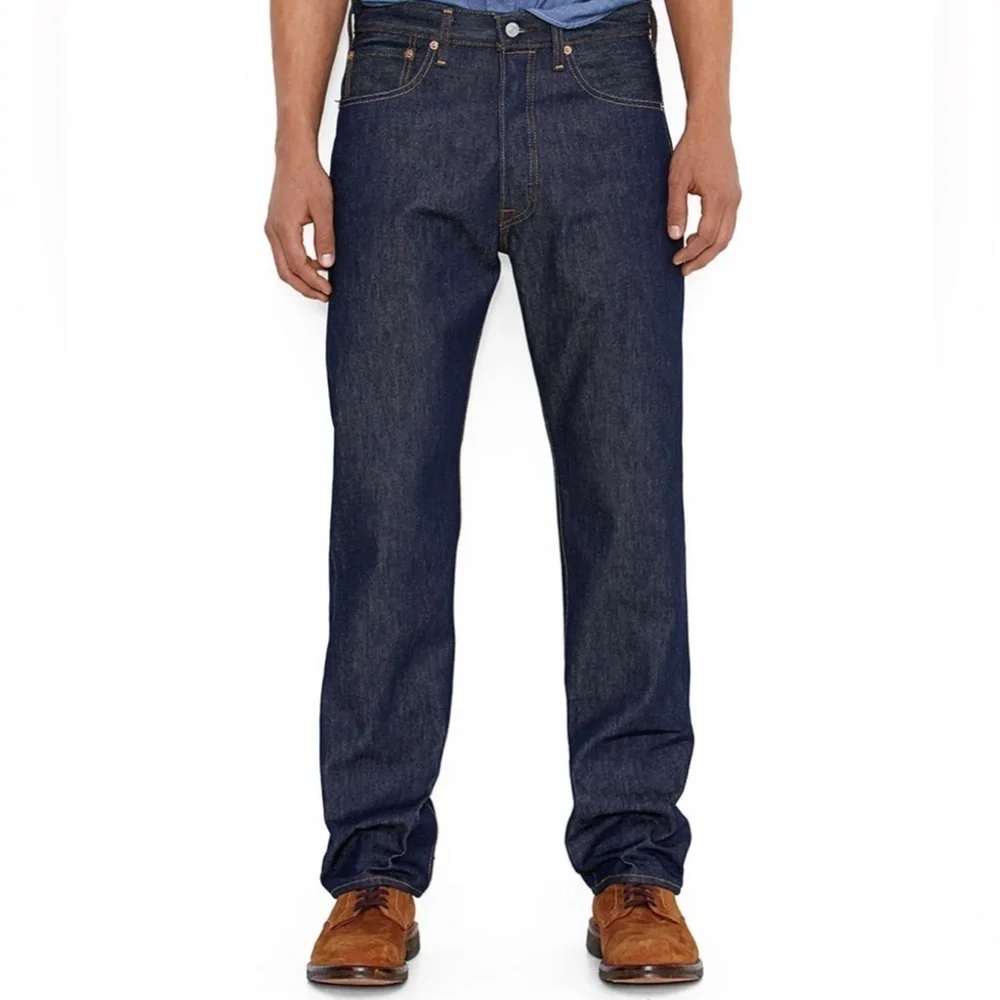 NWOT Levi’s Men’s 501 Original Shrink to Fit Jeans Button Fly Size 40W X 34L